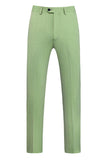 Vert clair revers cranté 3 pièces Costumes formels pour hommes