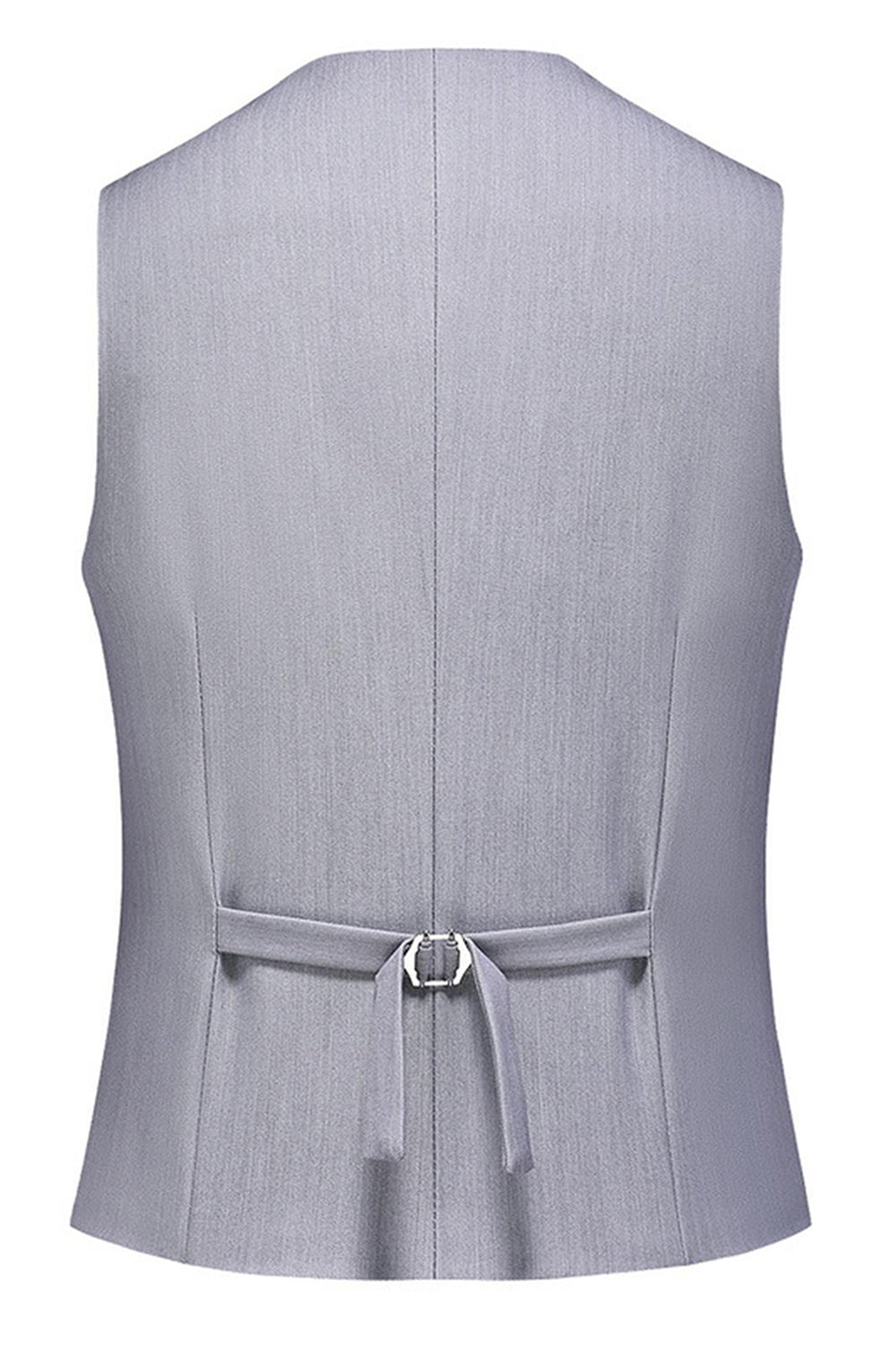 Gris clair 3 pièces à revers crantés Costumes formels pour hommes