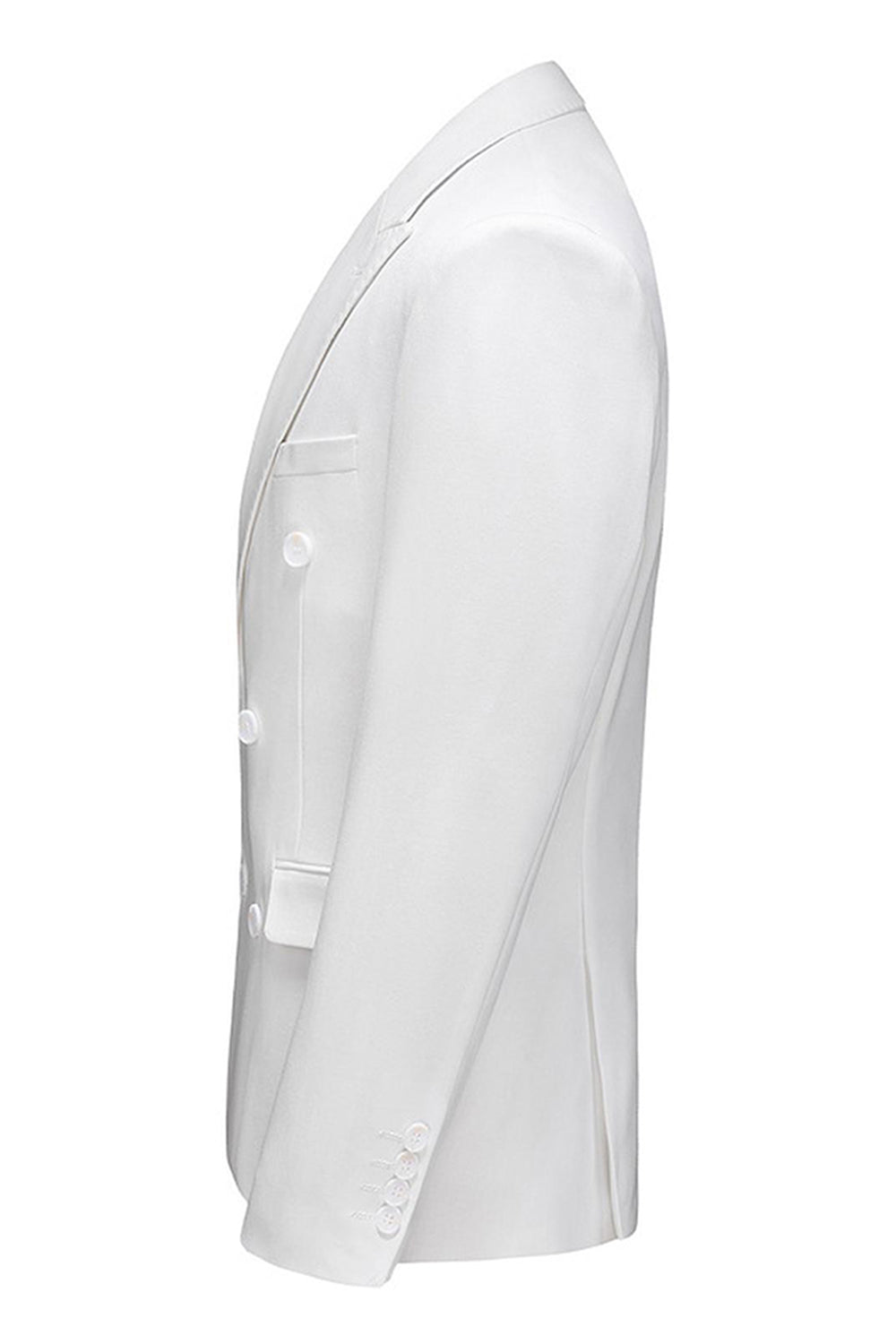 Revers à visière noire 3 pièces Satin Costumes de bal pour hommes