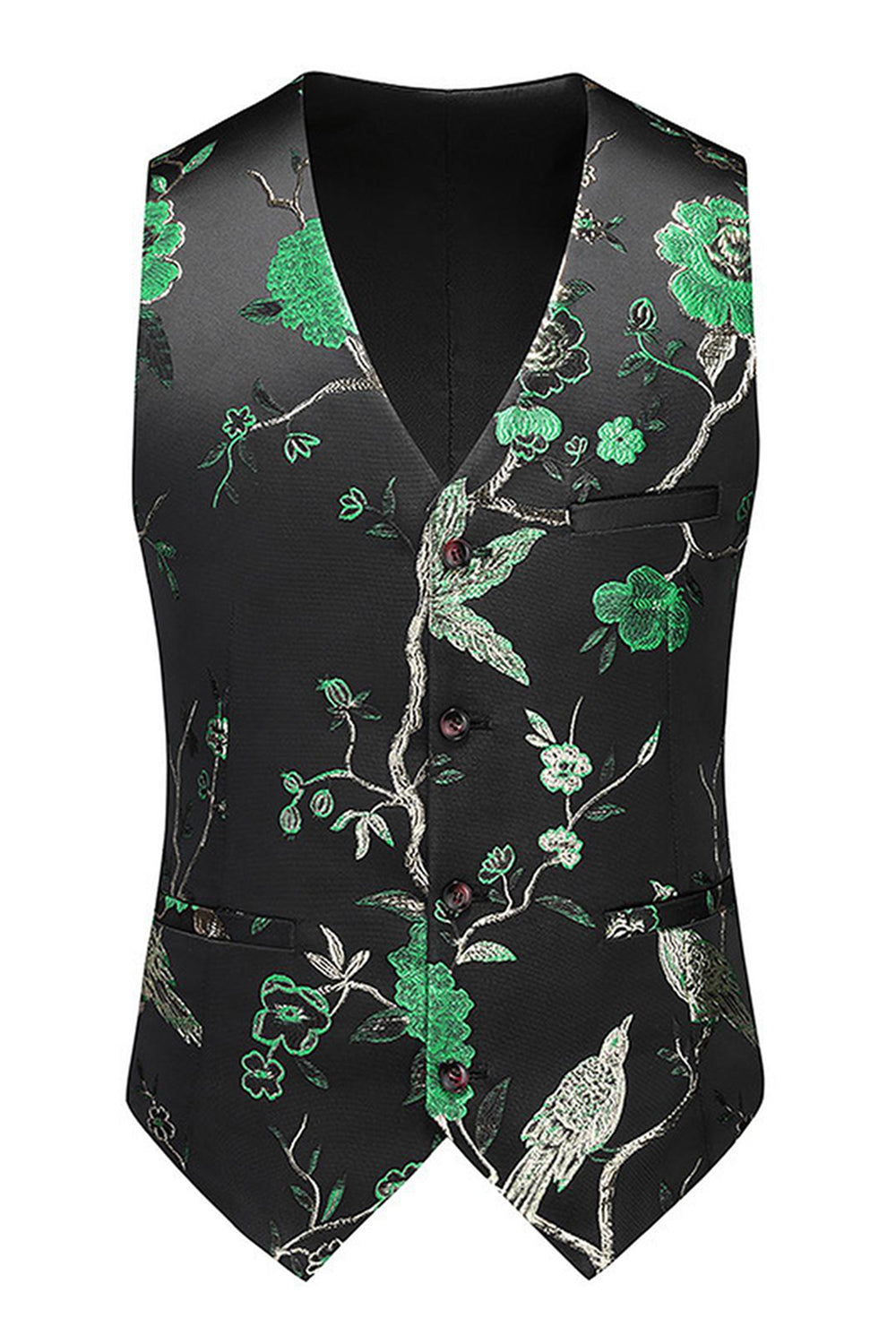 Châle violet revers Jacquard 3 pièces costumes de bal pour hommes