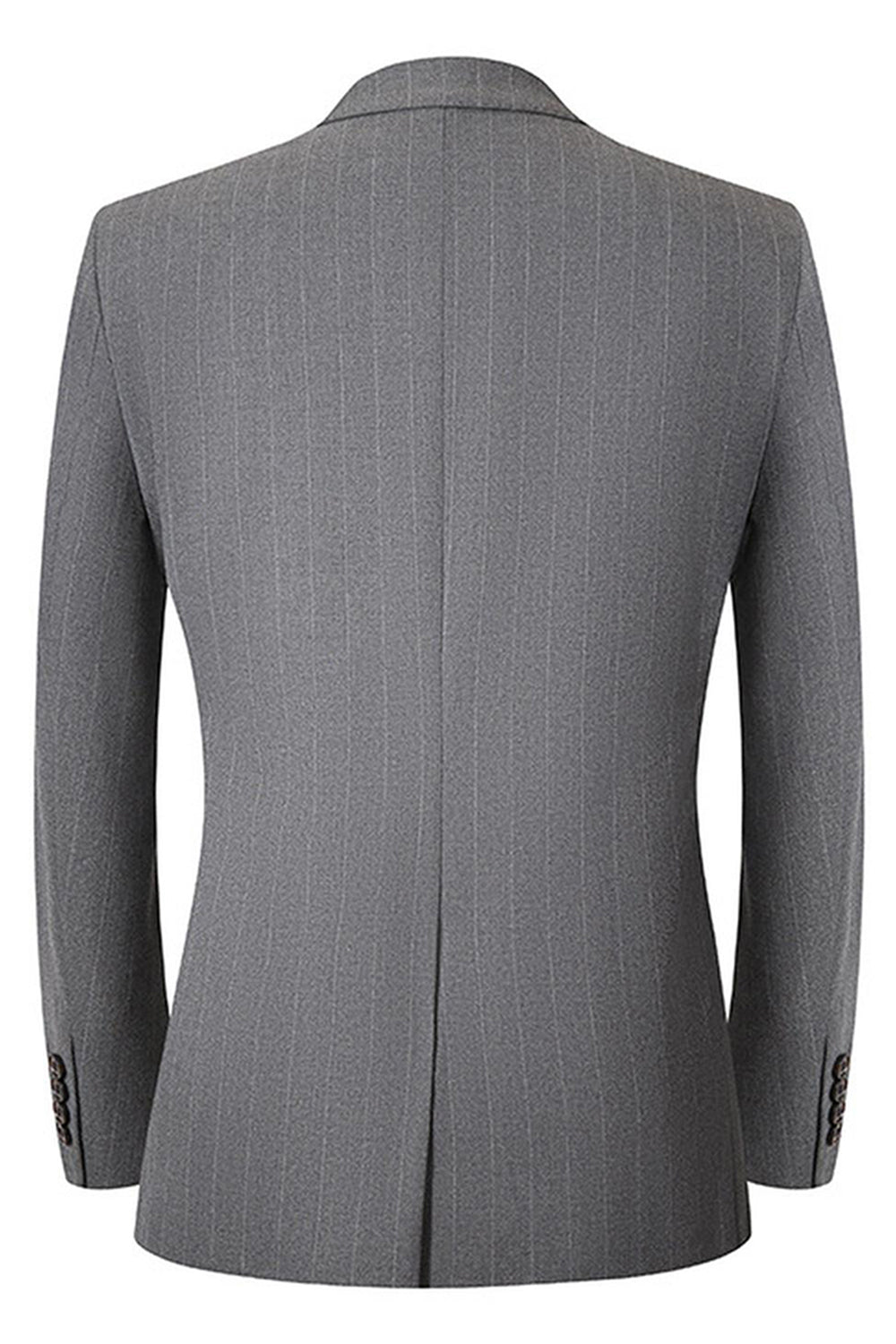 Gris 2 pièces à revers en pointe à simple boutonnage costumes de bal pour hommes