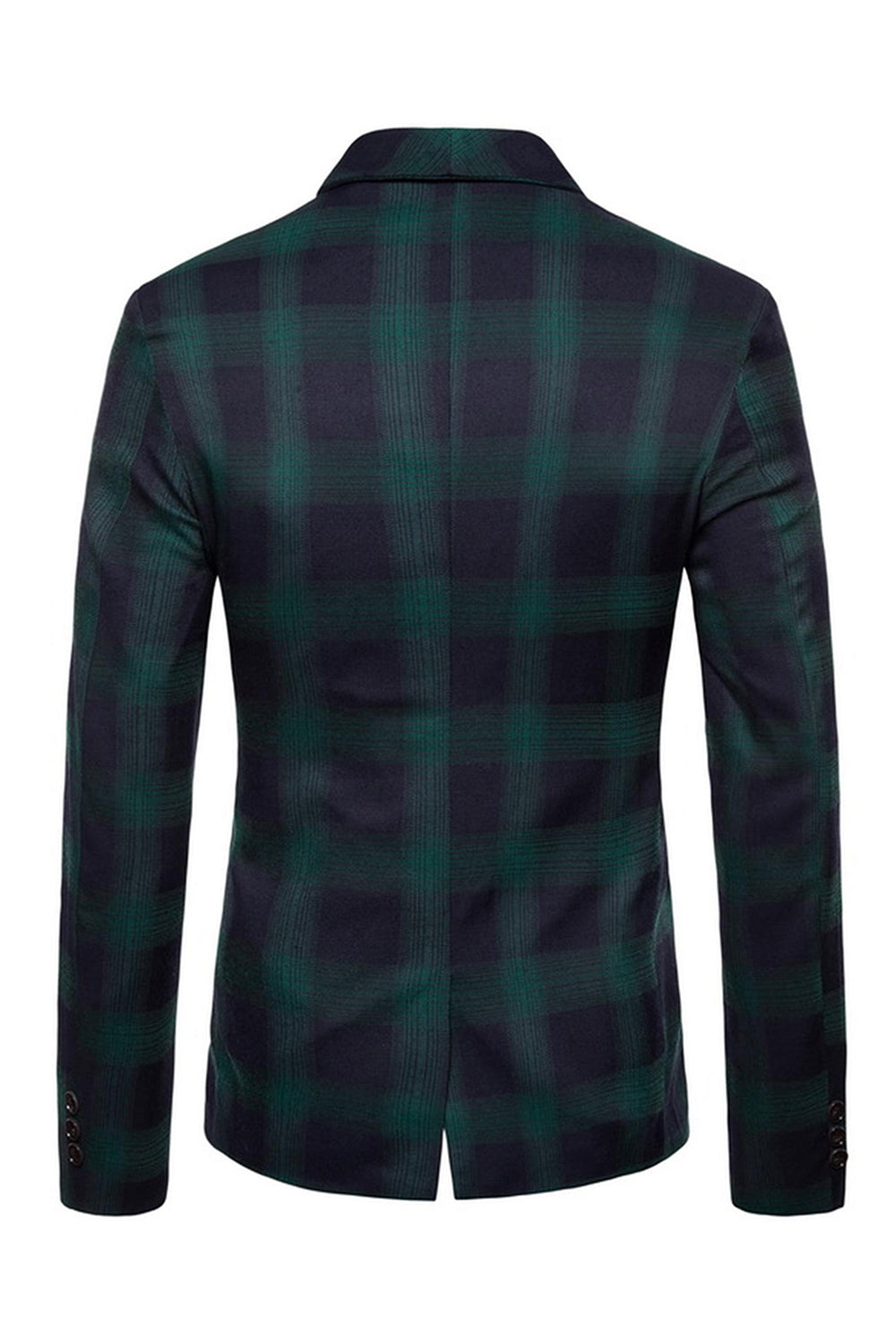 Blazer de bal à rayures châle bleu marine pour hommes