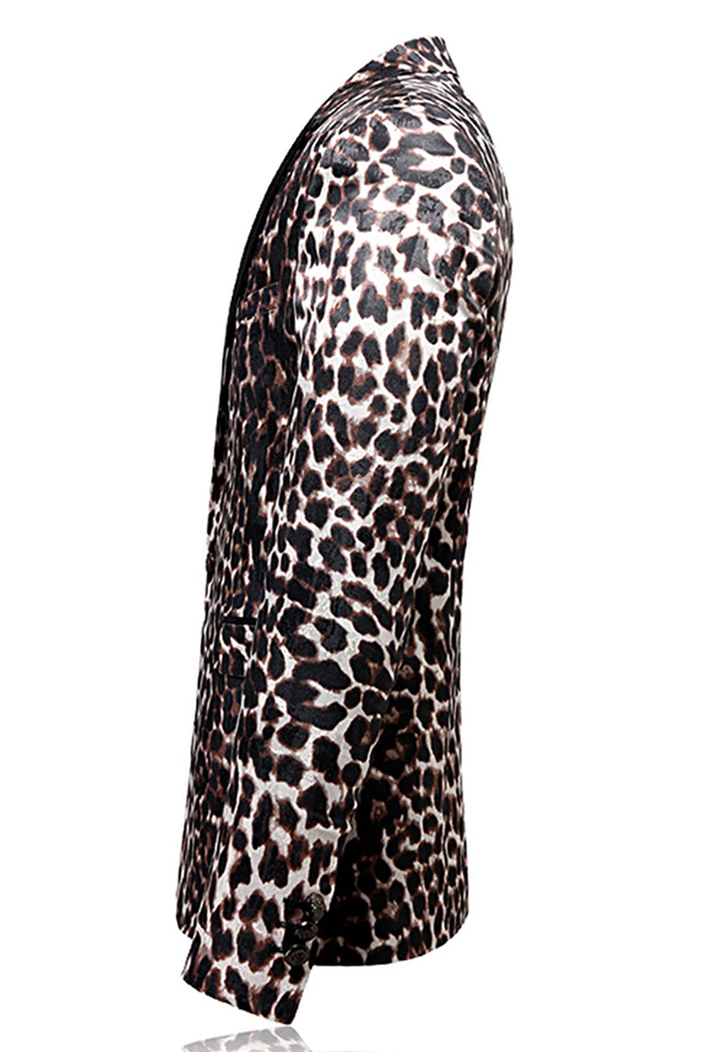 Costume de bal 2 pièces Leopard Peak Lapel pour hommes