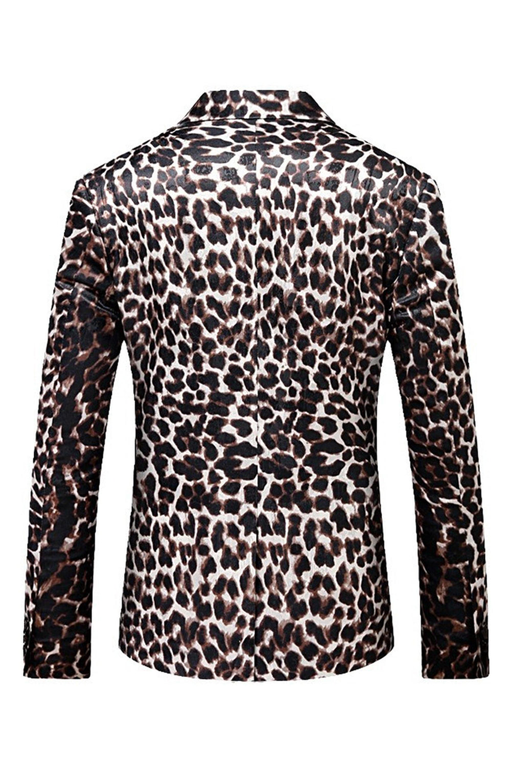Costume de bal 2 pièces Leopard Peak Lapel pour hommes
