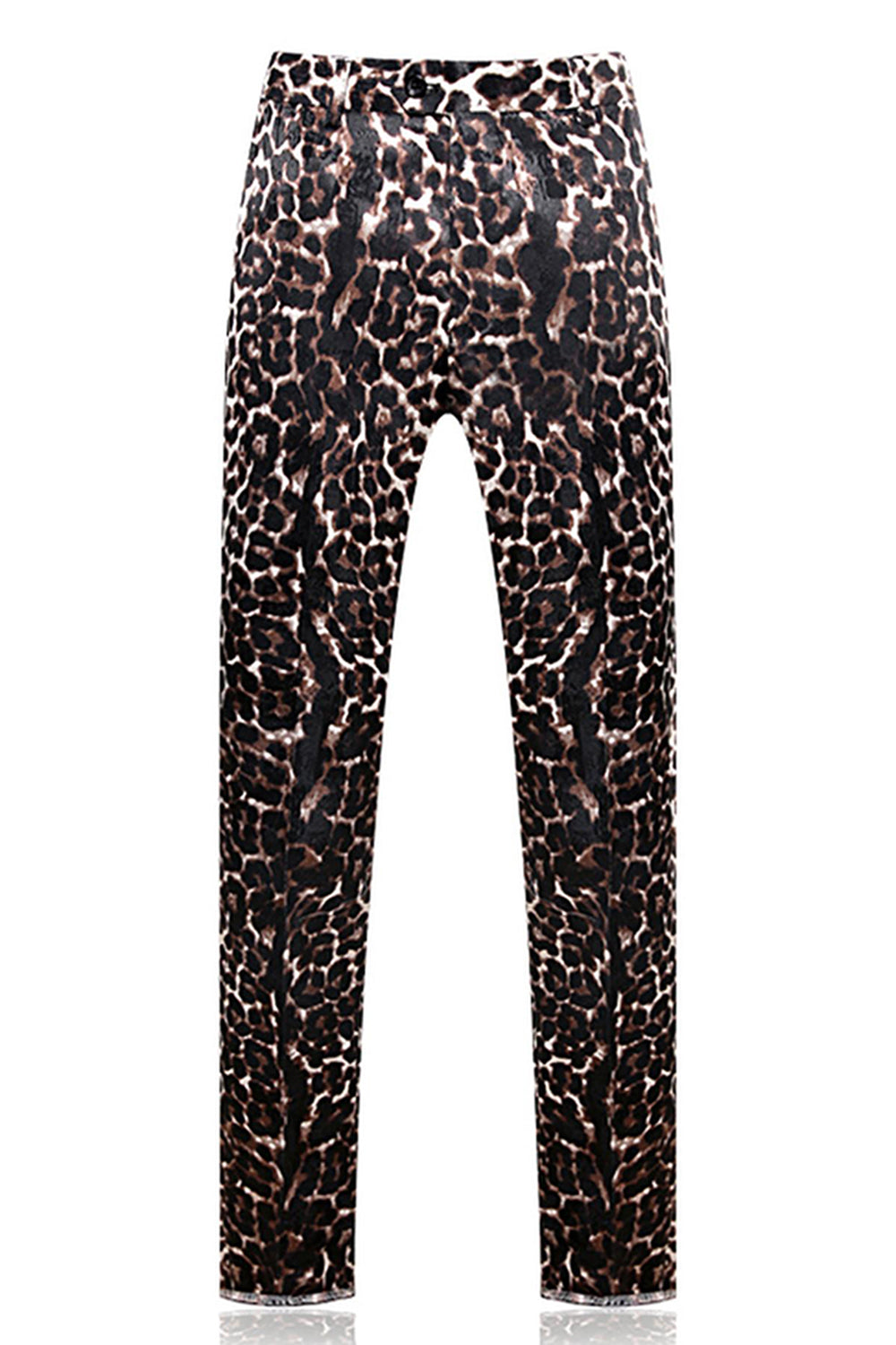 Costume de bal 2 pièces Leopard Peak Lapel pour hommes