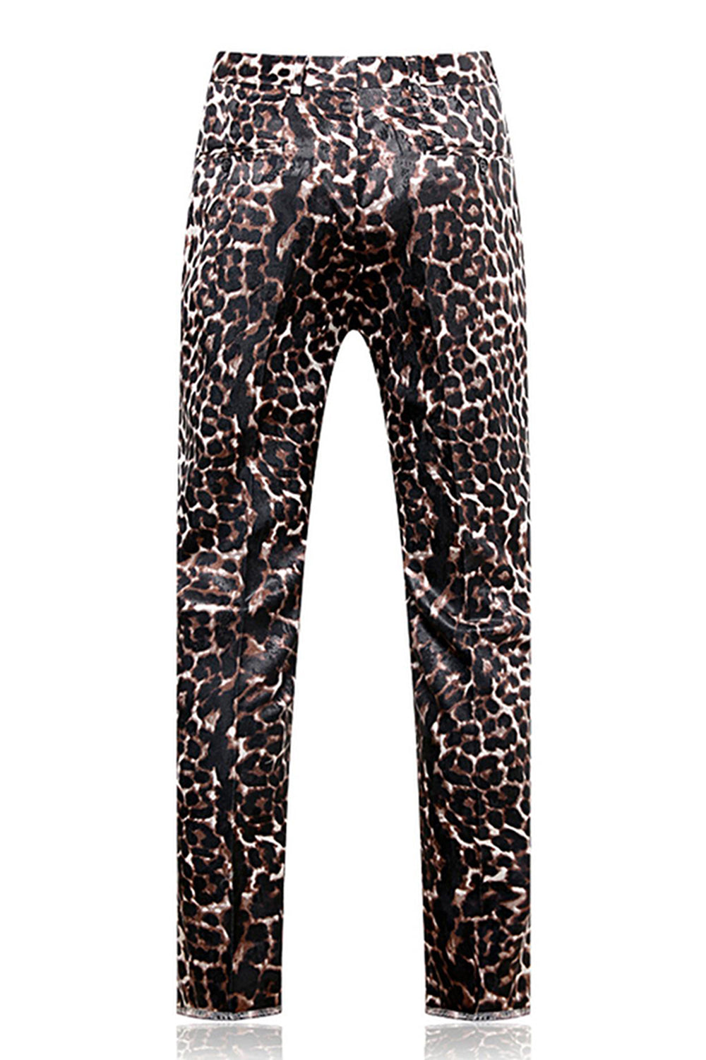 Costume de bal 2 pièces Leopard Peak Lapel pour hommes