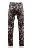 Costume de bal 2 pièces Leopard Peak Lapel pour hommes