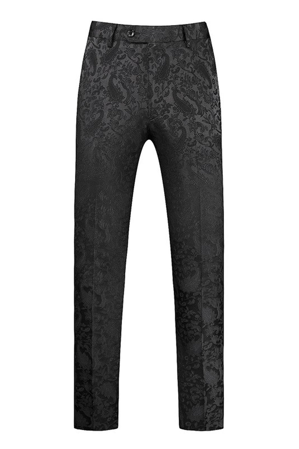 Noir Châle Revers Un Bouton 2 Pièces Hommes Bal Costumes