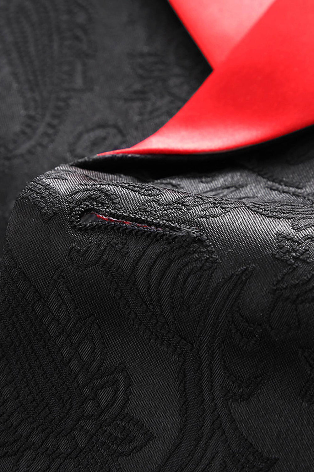 Noir Châle Revers Un Bouton 2 Pièces Hommes Bal Costumes