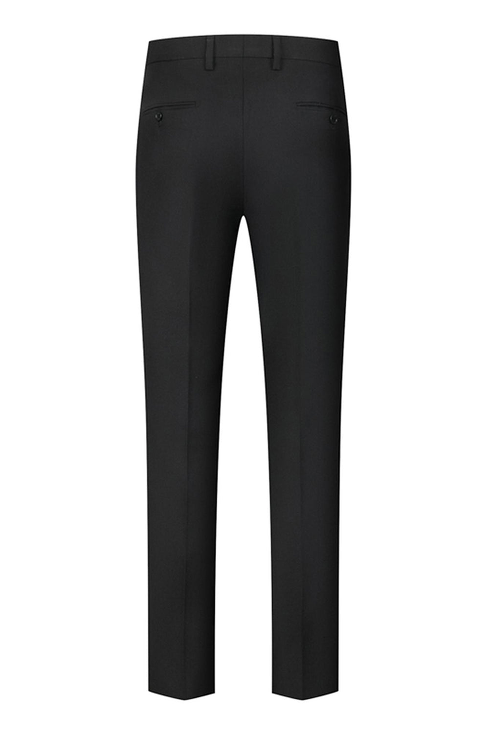 Noir Châle Revers Un Bouton 3 Pièces Hommes Costumes