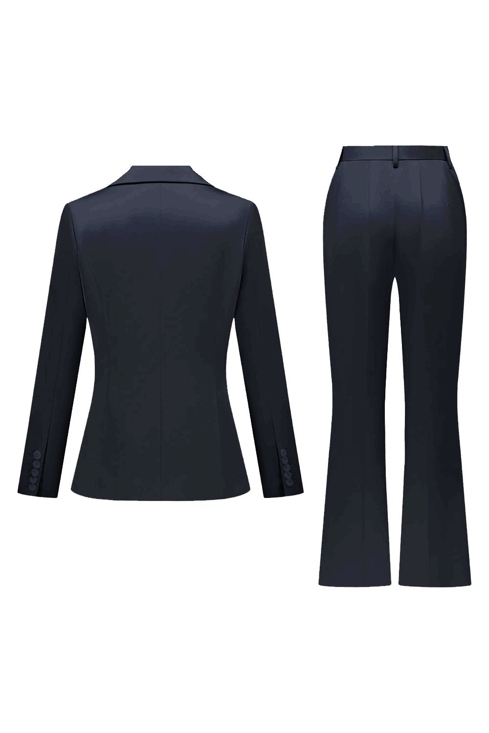 Gris rose pic revers satin slim fit femmes costumes