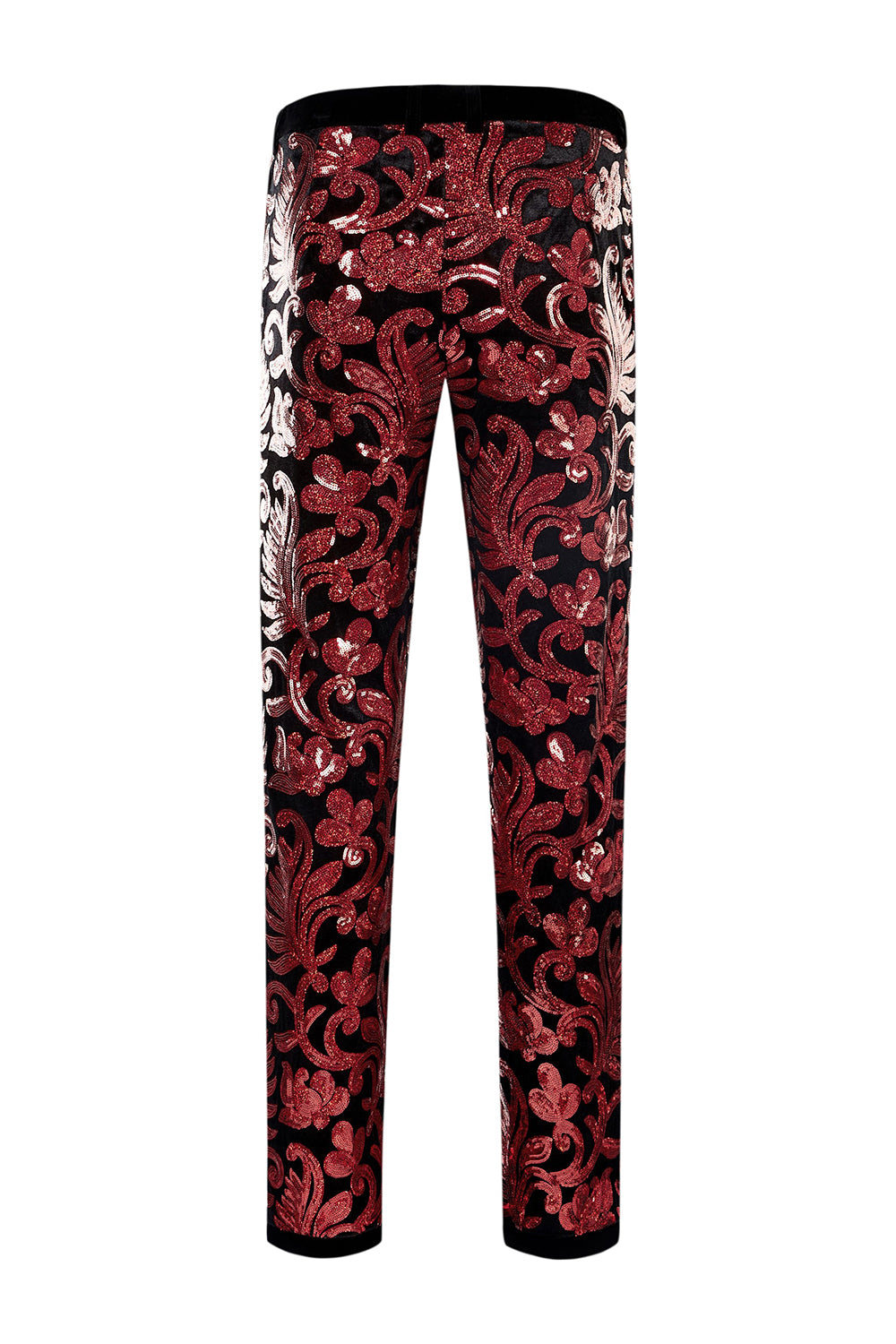 Paillettes bleu roi Costumes 2 pièces pour hommes