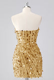 Bustier scintillant bustier serré à paillettes corset robe de bal avec perles