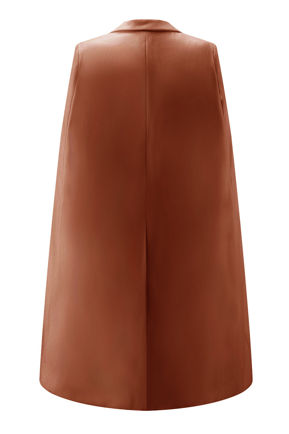 Mini robe de travail moulante blanche à revers en pointe avec cape