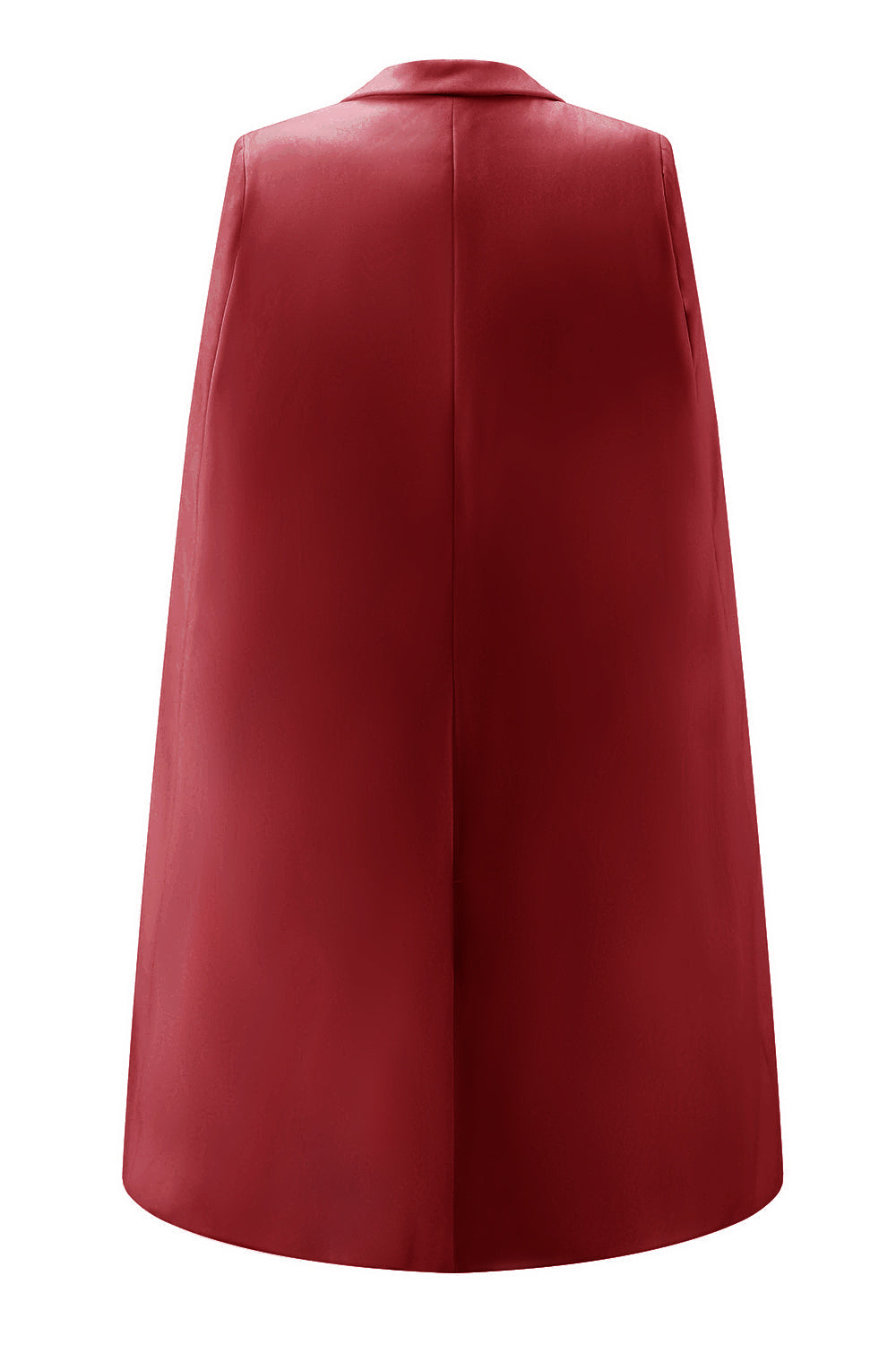 Mini robe de travail moulante blanche à revers en pointe avec cape