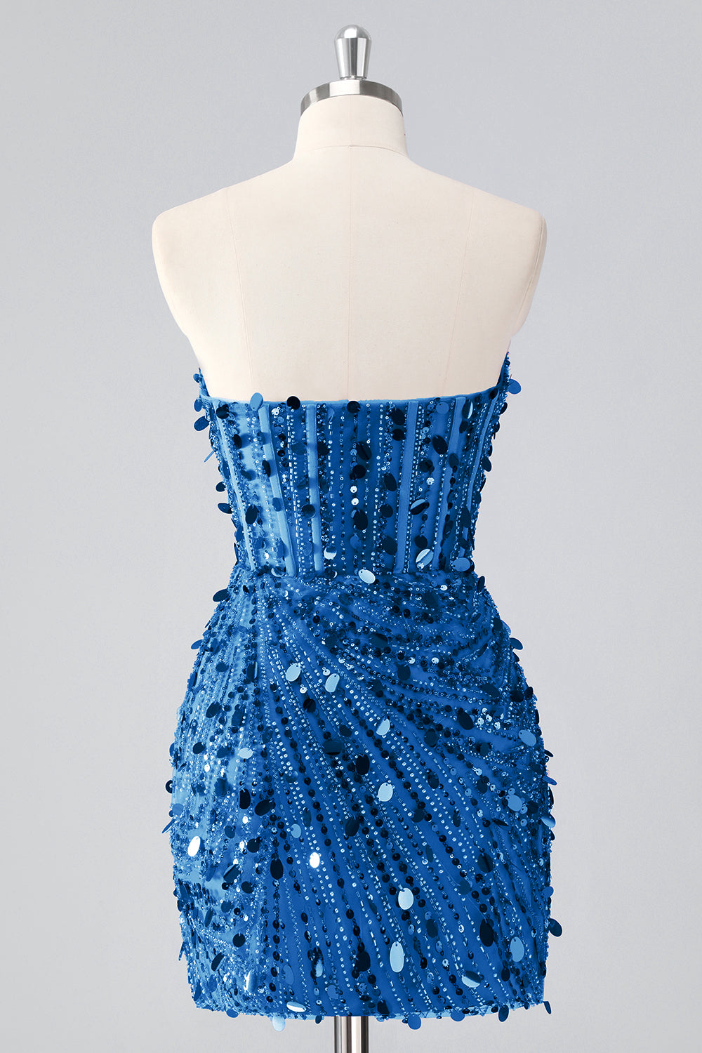 Bustier scintillant bustier serré à paillettes corset robe de bal avec perles