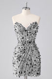 Bustier scintillant bustier serré à paillettes corset robe de bal avec perles