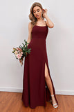 Robe de demoiselle d’honneur Burgundy
