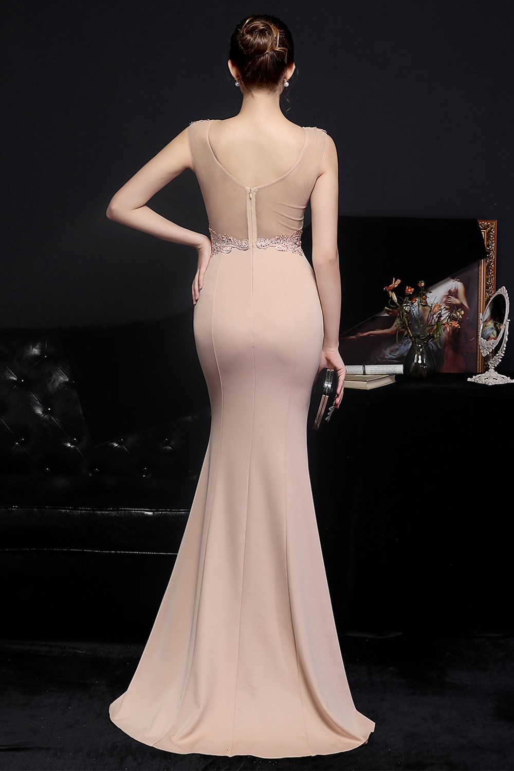 Robe Blush Mermaid Prom