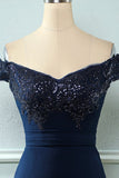 Off Épaule Sequins Mermaid Prom Robe