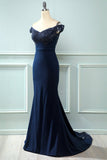 Off Épaule Sequins Mermaid Prom Robe