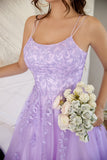 Élégante robe de bal Lavande A-line