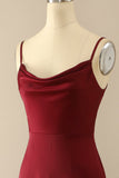 Robe de Bal Longue Simple Vert Foncé