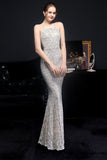 Robe de fête Silver Halter Sequins