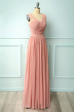 Robe en dentelle à volants blush