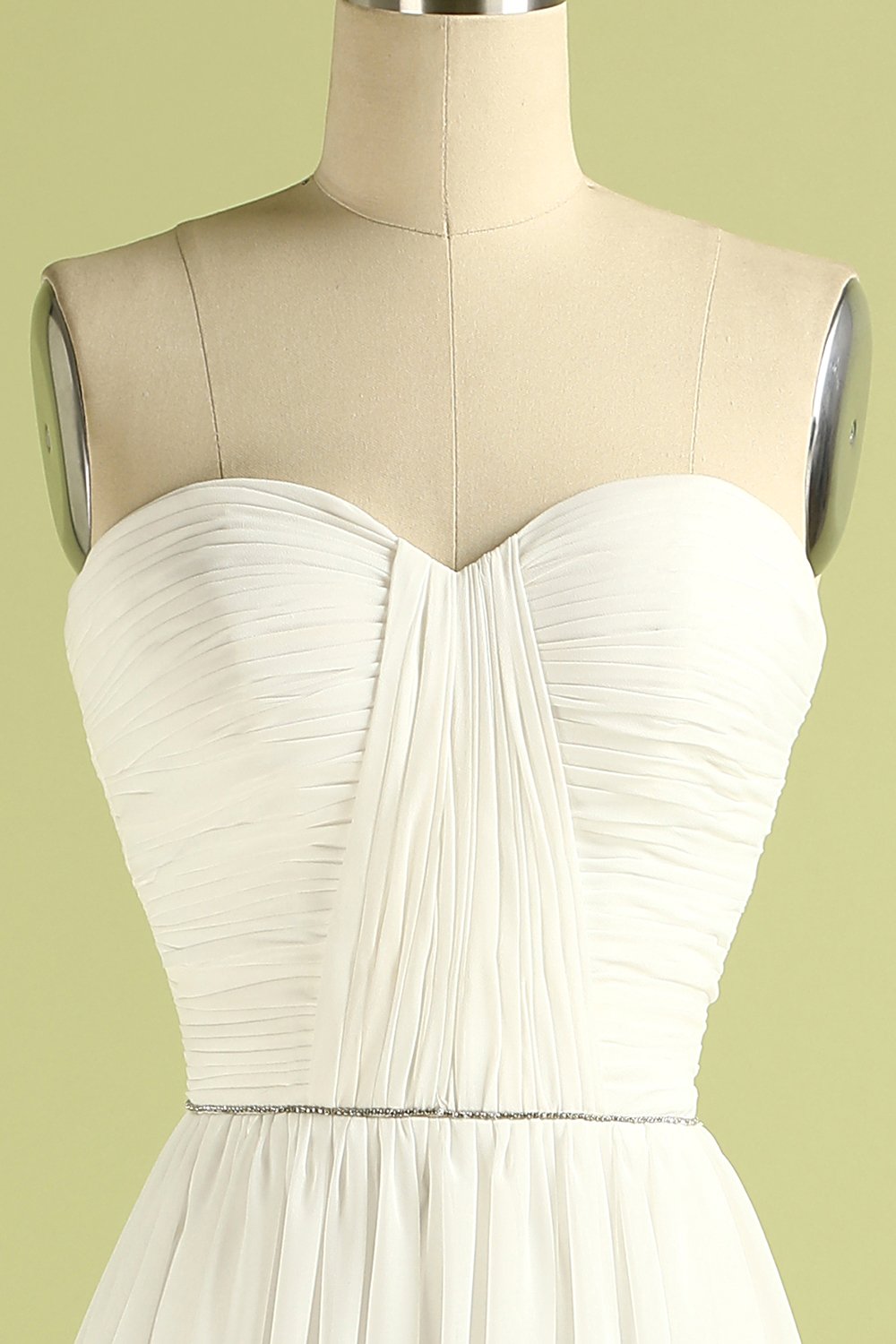 Robe de demoiselle d'honneur blanche