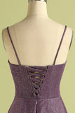 Robe de bal longue en satin