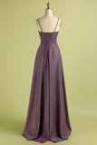 Robe de bal longue en satin