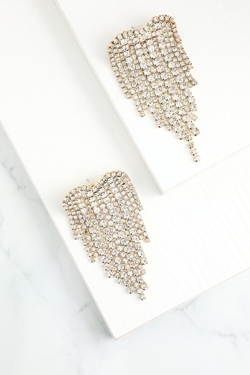 Boucles d'oreilles Femme en Cristal Brillant