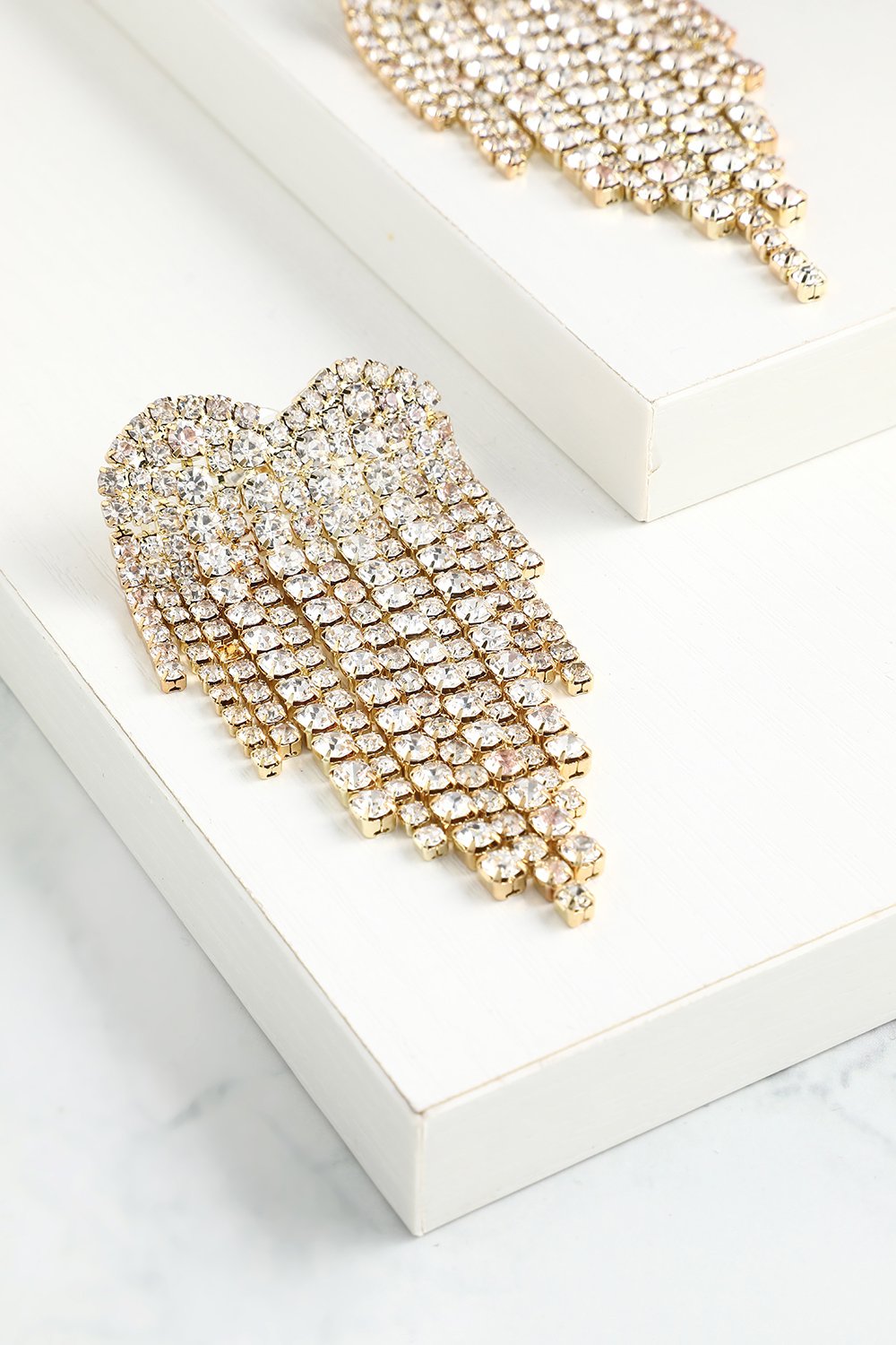Boucles d'oreilles Femme en Cristal Brillant