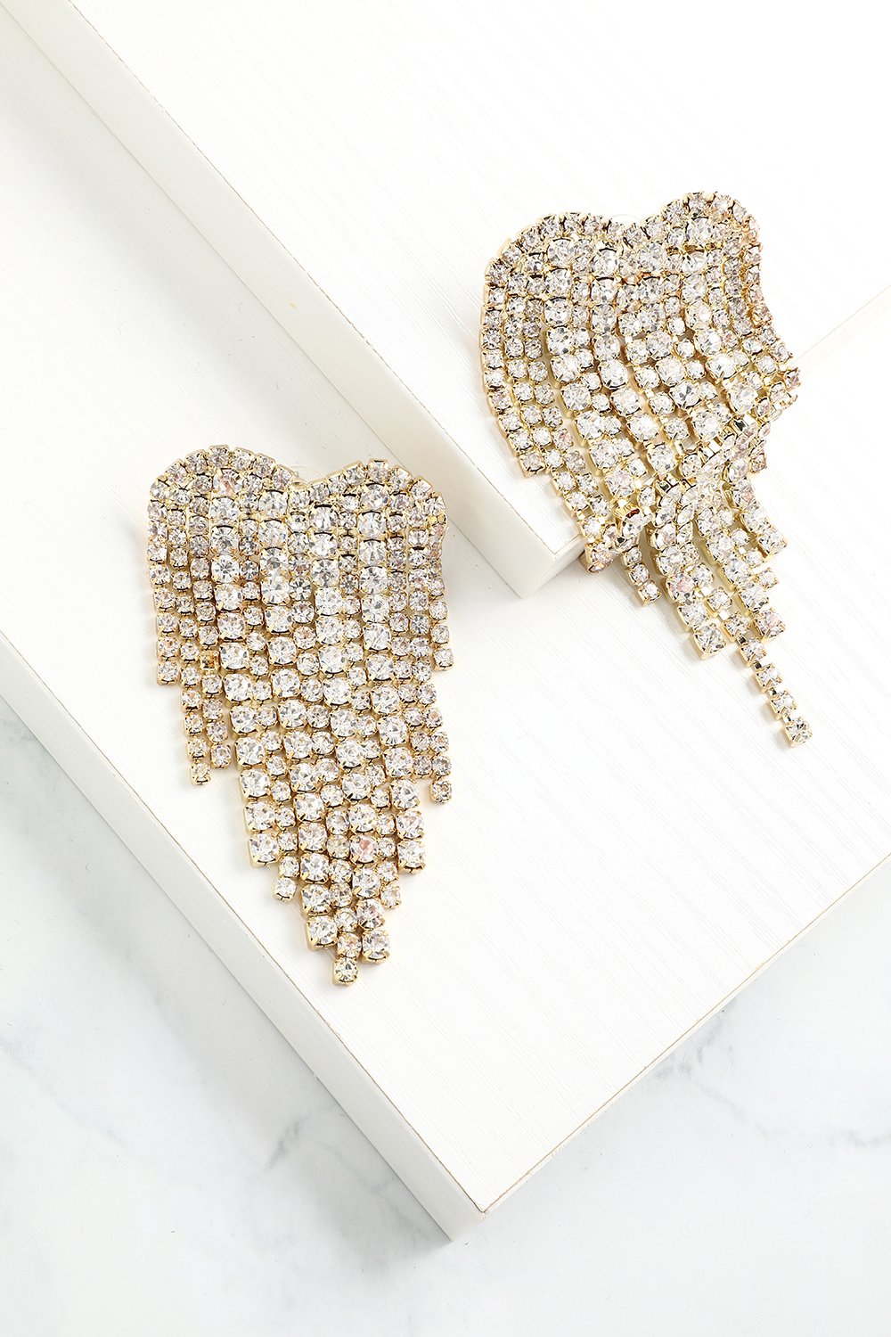 Boucles d'oreilles Femme en Cristal Brillant