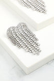 Boucles d'oreilles en Cristal Argenté Brillant