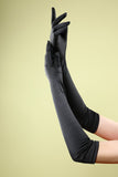 Gants Longs  Rétro Années 1920 Noirs