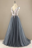 Robe de bal avec appliques