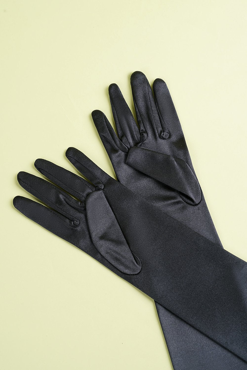Gants Longs Années 1920 Noirs