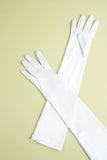 Gants Longs Années 1920 Blancs