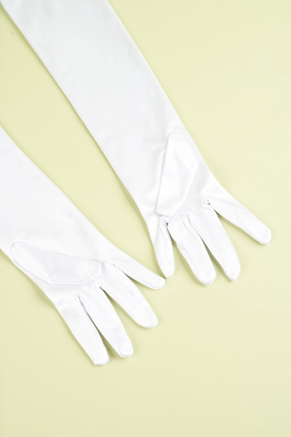 Gants Longs Années 1920 Blancs