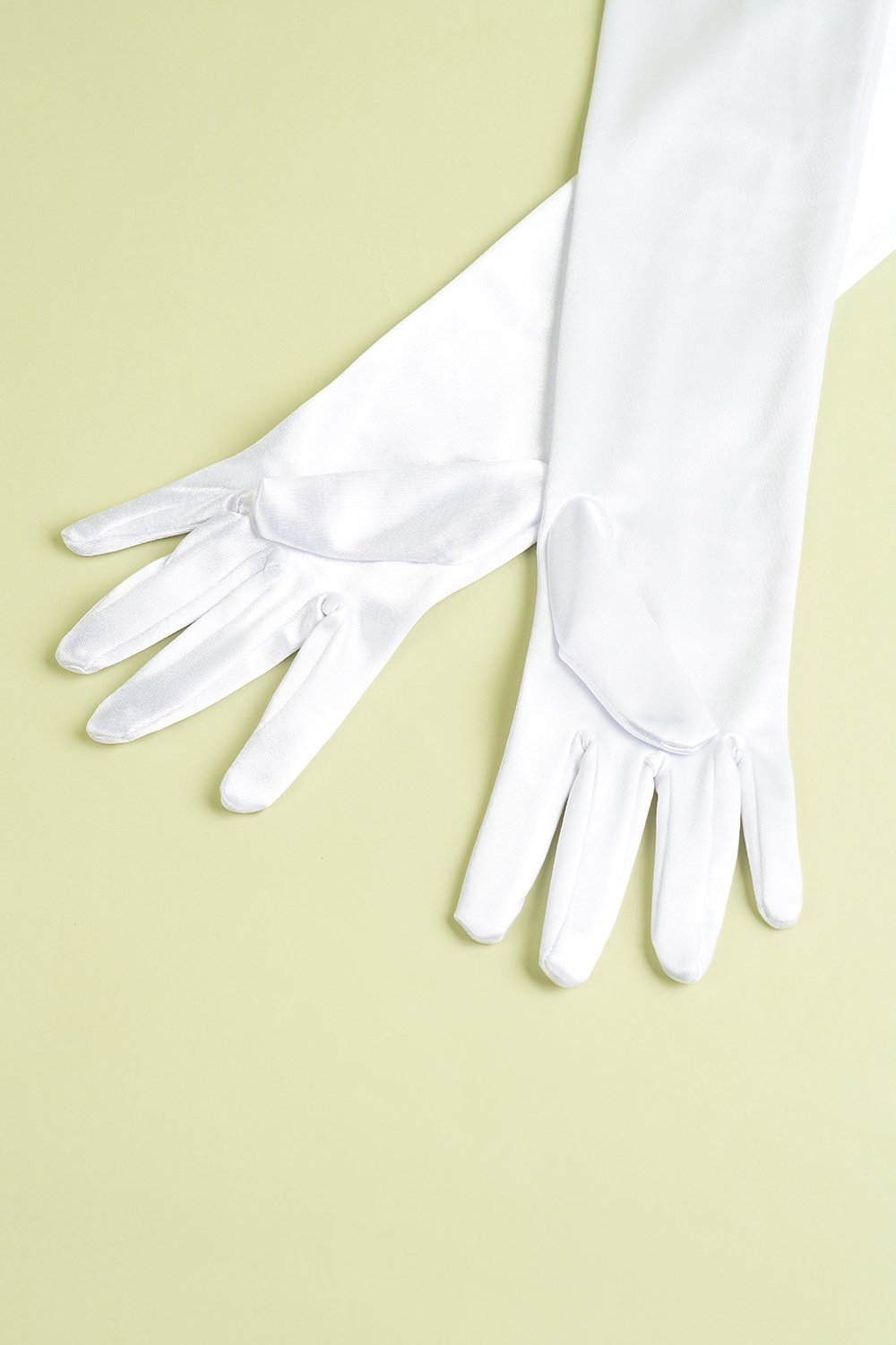 Gants Longs Années 1920 Blancs