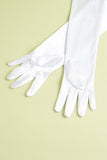Gants Longs Années 1920 Blancs