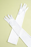 Gants Longs Années 1920 Blancs