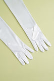 Gants Longs Rétro Années 1920 Blancs