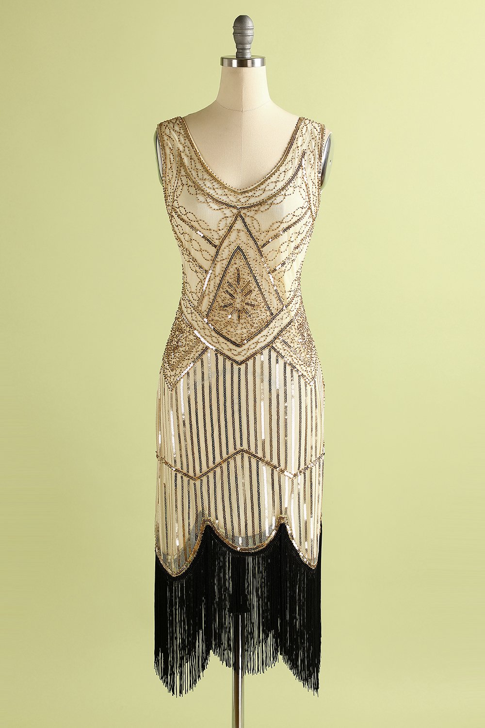 Robe 1920s Champagne