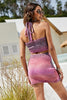 Charger l&#39;image dans la galerie, Costumes de débardeur tricoté purple kncon skirt