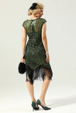 Robe fringe à paillettes des années 1920