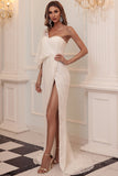 Robe de soirée à paillettes à une épaule