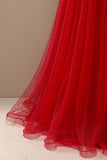 Robe de bal rouge